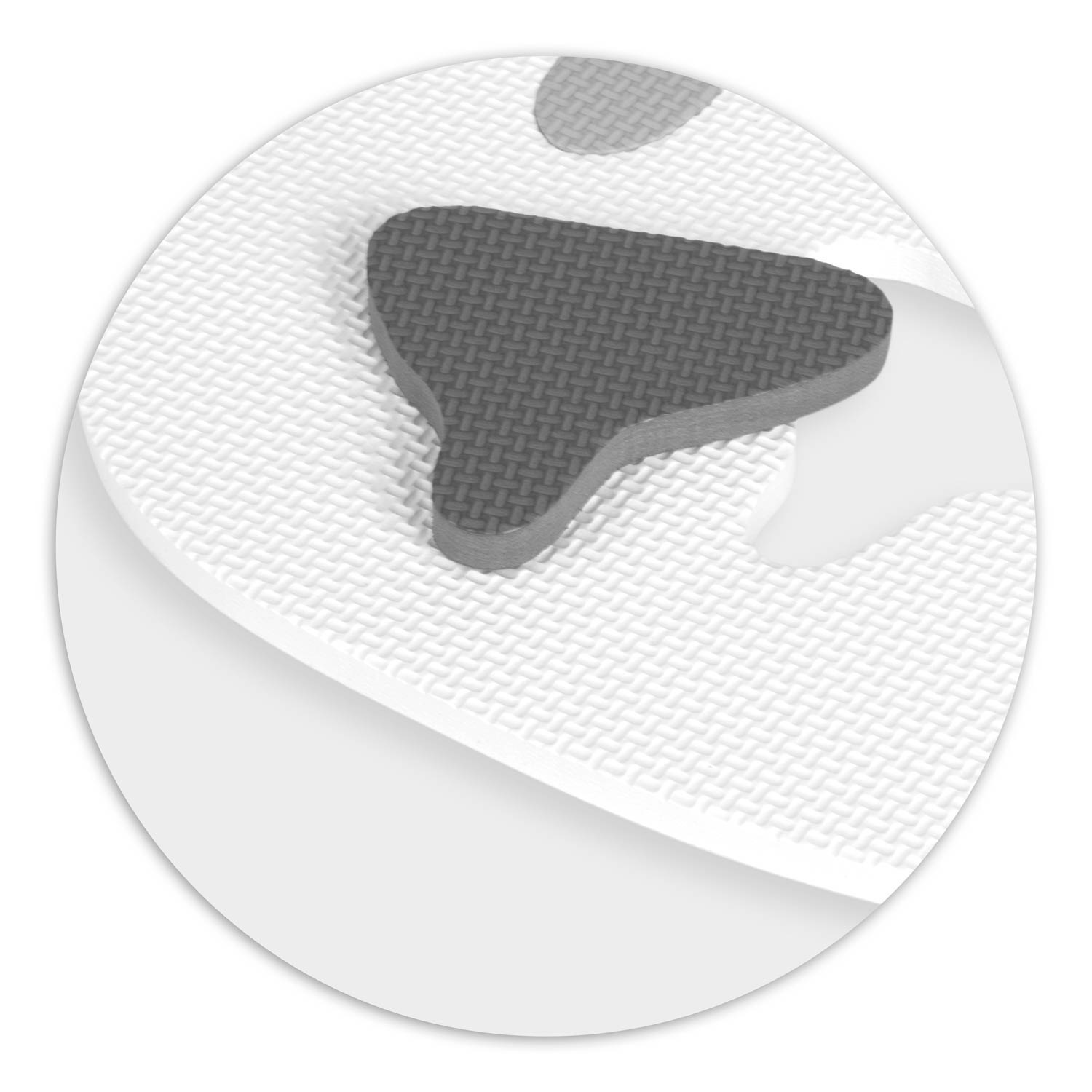 Foam puzzel speelmat 180x180cm - 9 stuks - grijze dieren