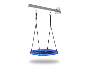 Schommel ophangstang - 100cm - gepoedercoat - grijs - universeel