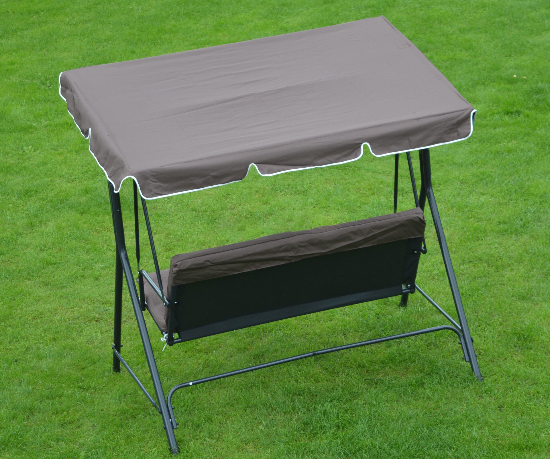 Schommelbank - tuin - 3 persoons - 170x110x152 cm - bruin