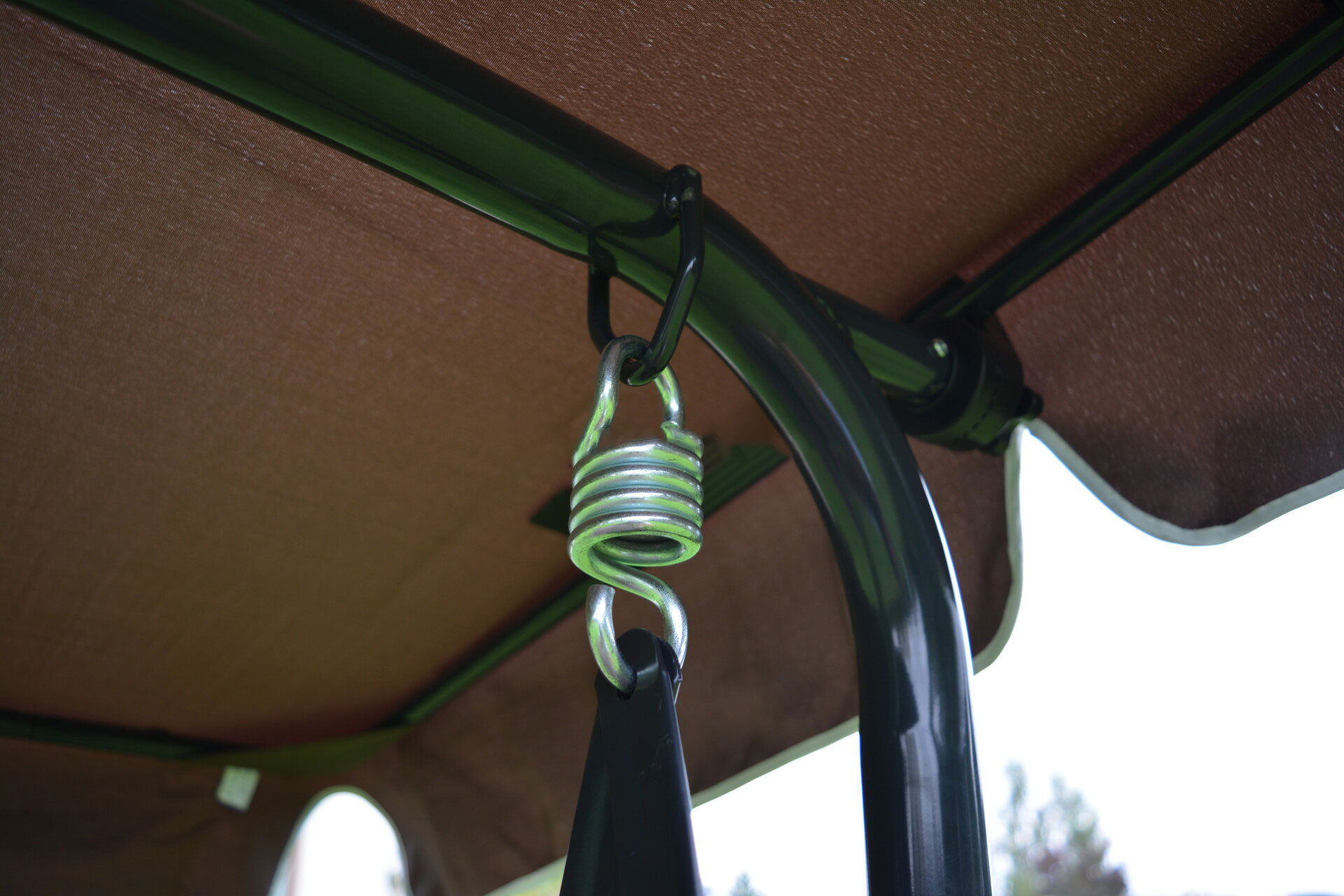 Schommelbank - tuin - 3 persoons - 170x110x152 cm - bruin