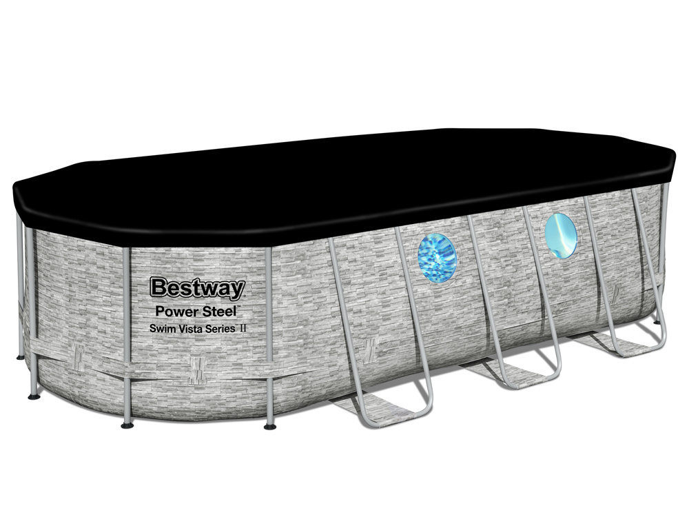 Bestway zwembad - met pomp en trap - 549x274x122 cm