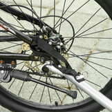 Fietskar kind - met buggy functie - 2-in-1 - 2 zits - rood