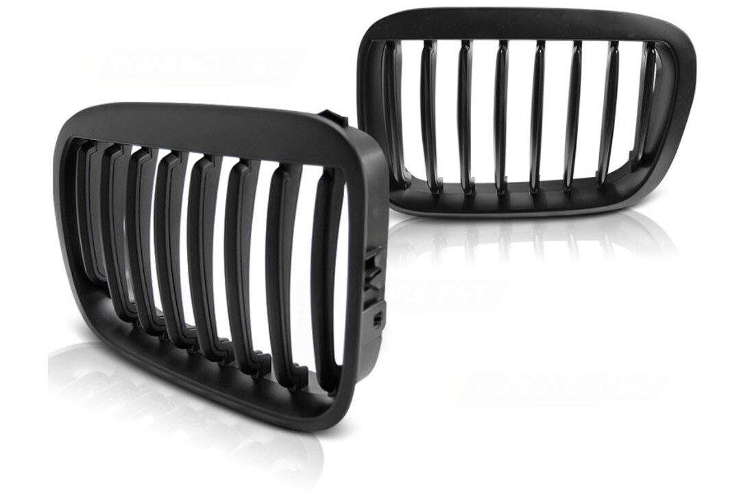 Grill geschikt voor BMW E46 05 98-08 01 ZWART