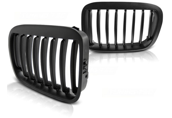 Grill geschikt voor BMW E46 05 98-08 01 ZWART