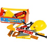 Speelgoed gereedschapsset - 20-delig - geel rood
