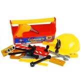 Speelgoed gereedschapsset - 20-delig - geel rood