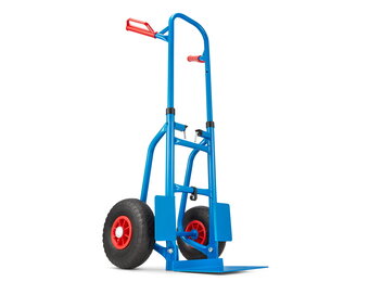 Steekwagen - opvouwbaar - tot 250 kg - blauw, rood