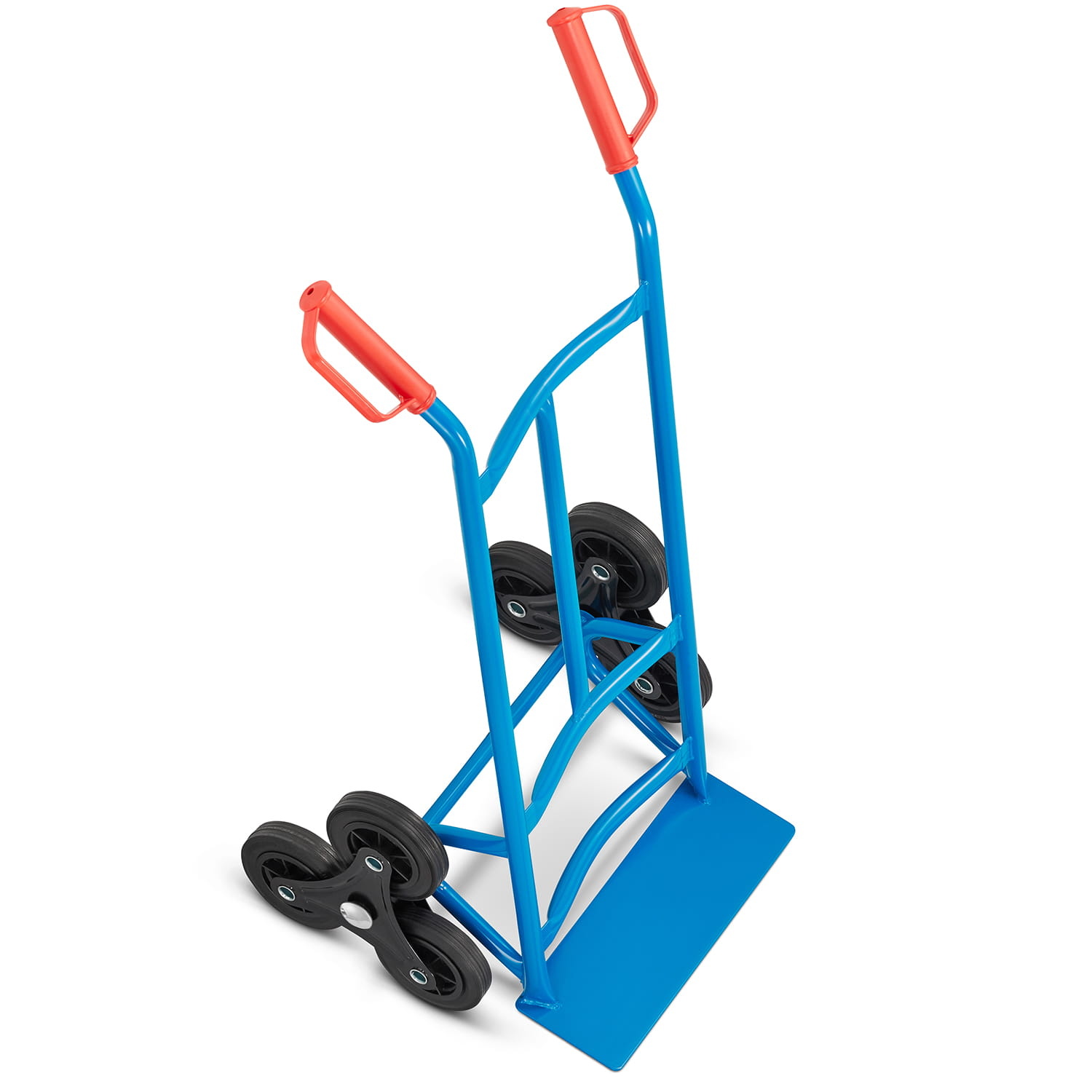 Steekwagen - traploper - tot 250 kg - 102x58x48cm - blauw