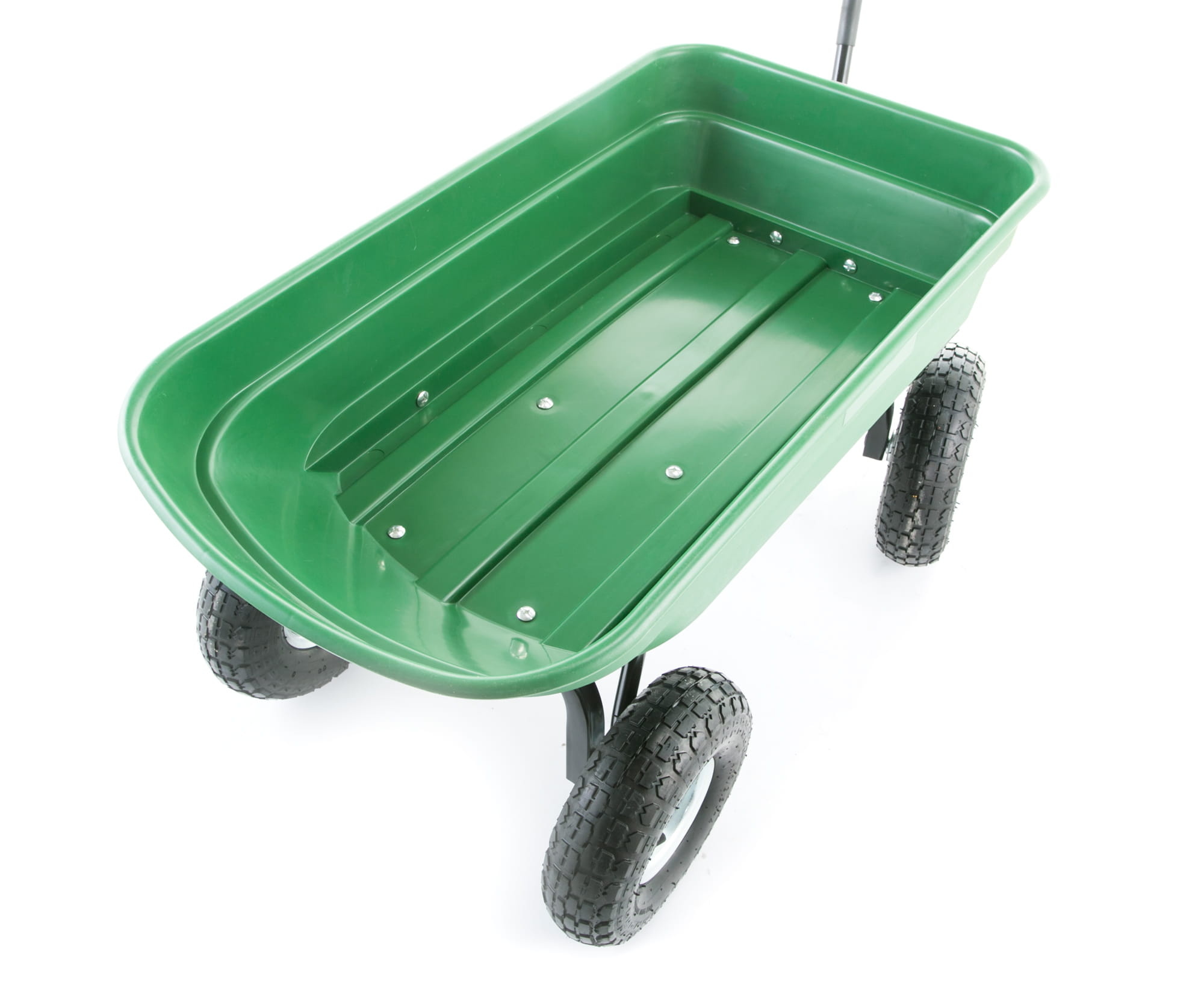 Tuinkar - kruiwagen - tot 350 kg - met kiepfunctie - groen