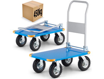 Transportwagen - plateauwagen - inklapbaar - tot 450 kg