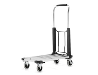 Transportwagen - 71x41cm - opvouwbaar - tot 150 kg - aluminium