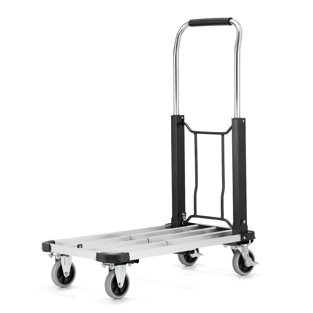 Transportwagen - 71x41cm - opvouwbaar - tot 150 kg - aluminium