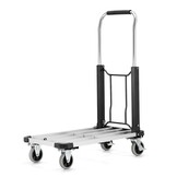 Transportwagen - 71x41cm - opvouwbaar - tot 150 kg - aluminium