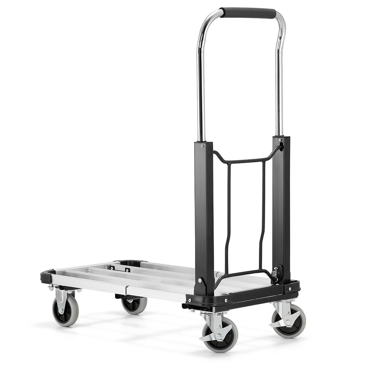 Transportwagen - 71x41cm - opvouwbaar - tot 150 kg - aluminium