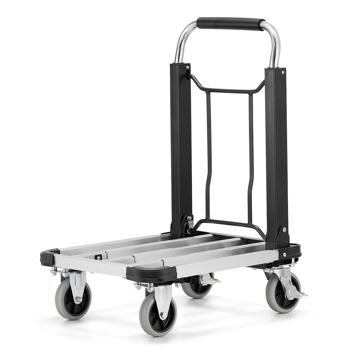 Transportwagen - 71x41cm - opvouwbaar - tot 150 kg - aluminium
