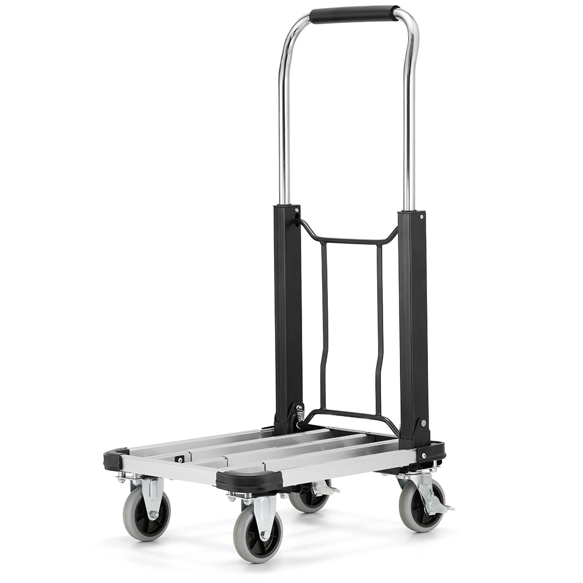 Transportwagen - 71x41cm - opvouwbaar - tot 150 kg - aluminium