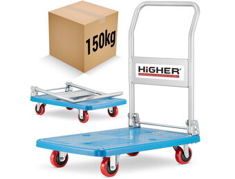 Transportwagen - plateauwagen - inklapbaar - tot 150 kg