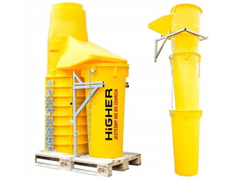 Stortkoker - met draagconstructie - 9m - 10-delig - Ø 60-41 cm