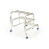 Opstap - plateautrap - 3 treden - 82,7x69x73,5cm - aluminium
