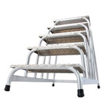 Opstapje - Opstap kruk - 5 treden - aluminium - 100 cm hoog