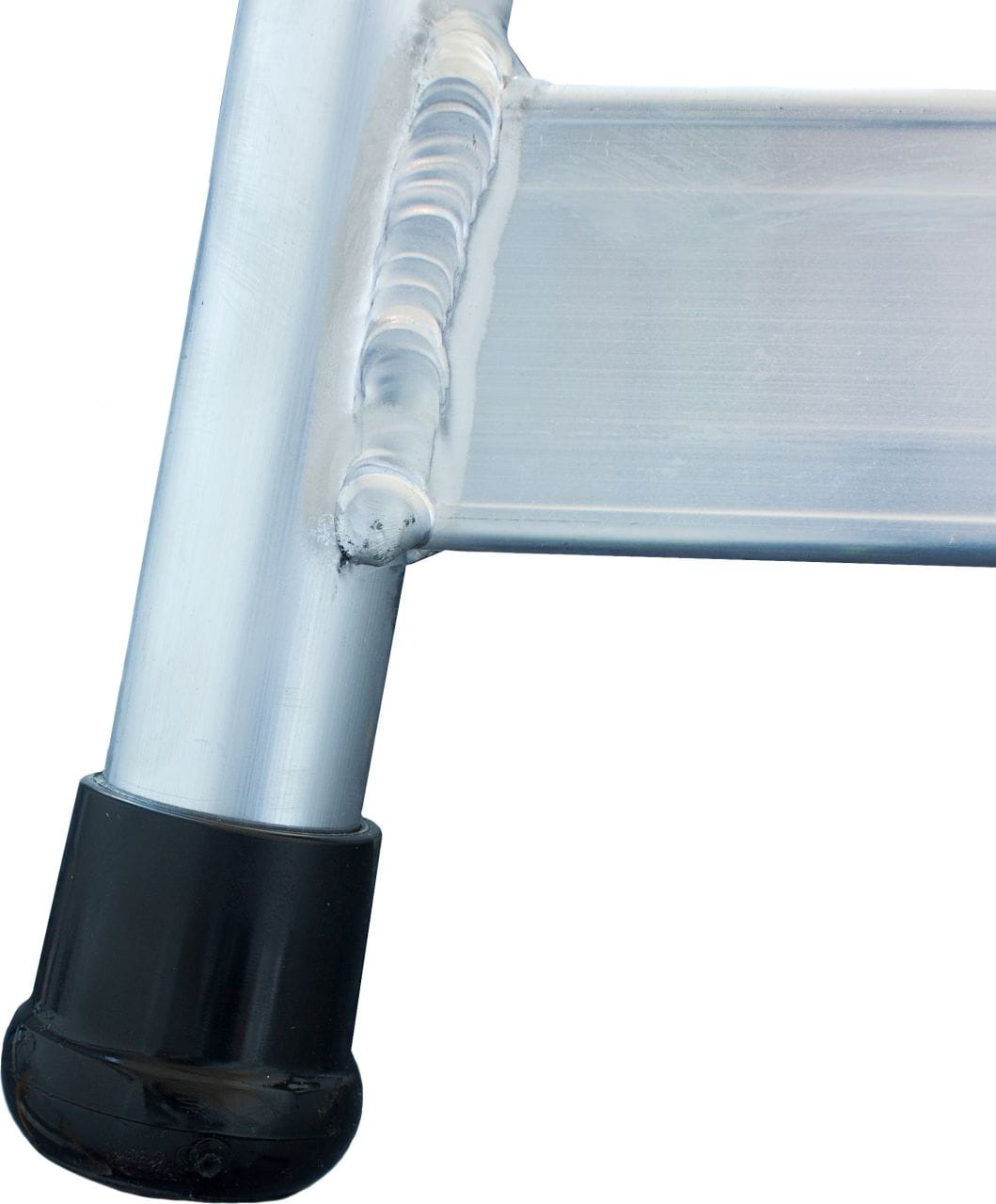 Opstapje - Opstap kruk - 4 treden - aluminium - 80 cm hoog