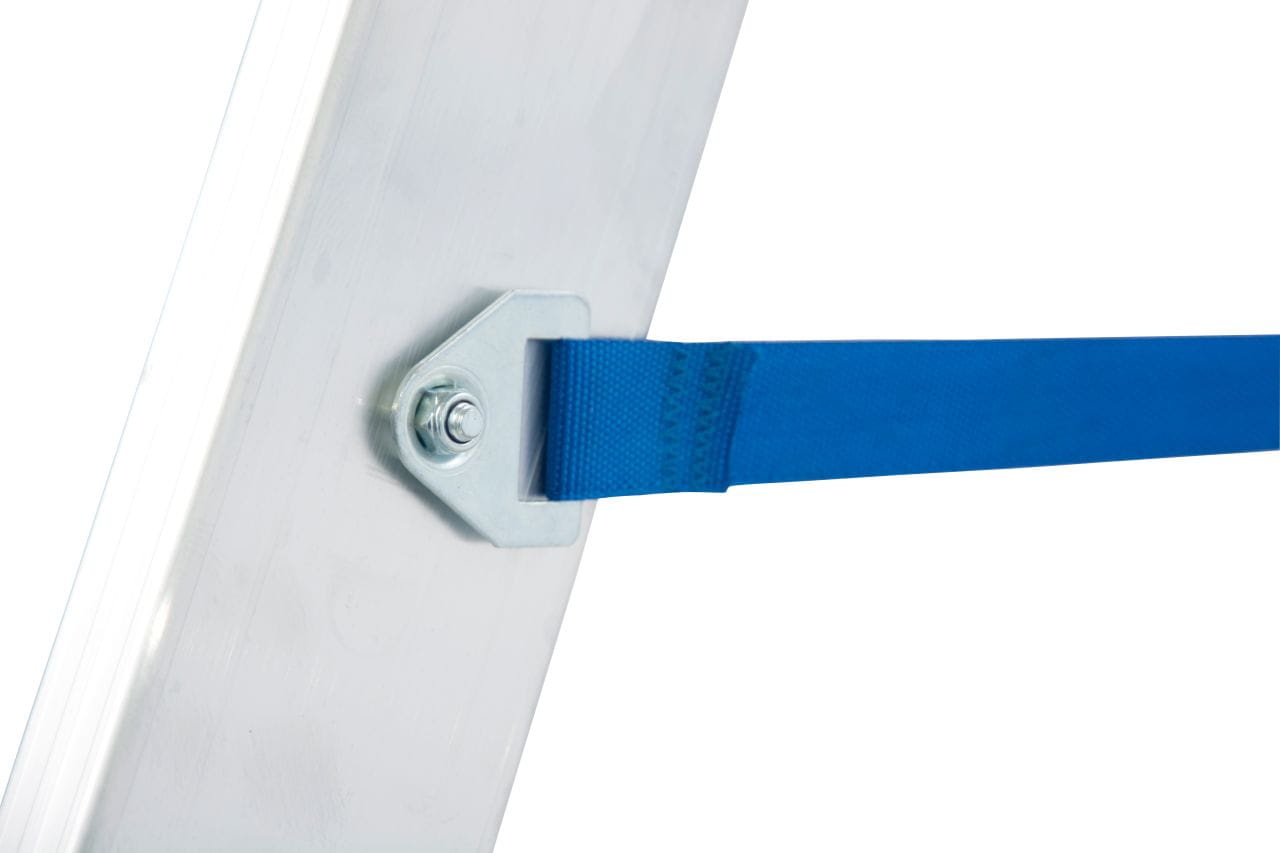 Huishoudtrap - ladder - 2x 6 treden - aluminium - 95 cm hoog