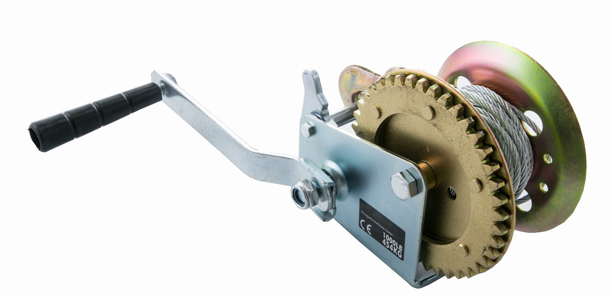 Handlier - 454 kg - 10 m kabellengte - gegoten haak