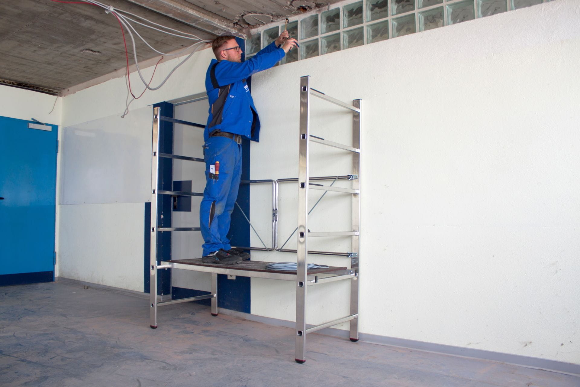 Krause Corda - kamersteiger - 2,8m werkhoogte - 150kg max.