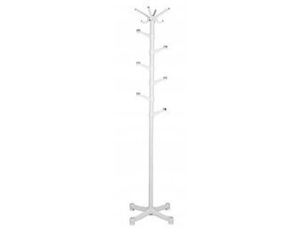 Staande kapstok 180 cm - staal – wit