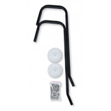 Nokhaak - dakhaak voor ladders - 50x22 cm - zwart