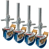 Steigerwielen - Ø15 cm - universeel - 4 stuks