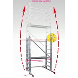 Krause Corda - vouwsteiger - 4,85m werkhoogte - lichtgewicht