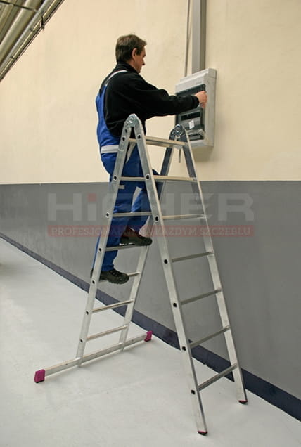 Krause Corda - vouwsteiger - 4,85m werkhoogte - lichtgewicht