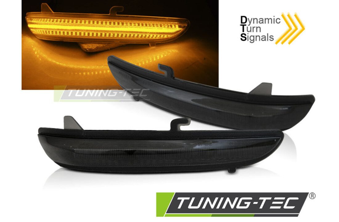 Knipperlichten spiegel geschikt voor Peugot 208 2008 / Citroen C3 - smoke LED