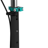 Kinderstep - autoped - zwart turquoise - aluminium