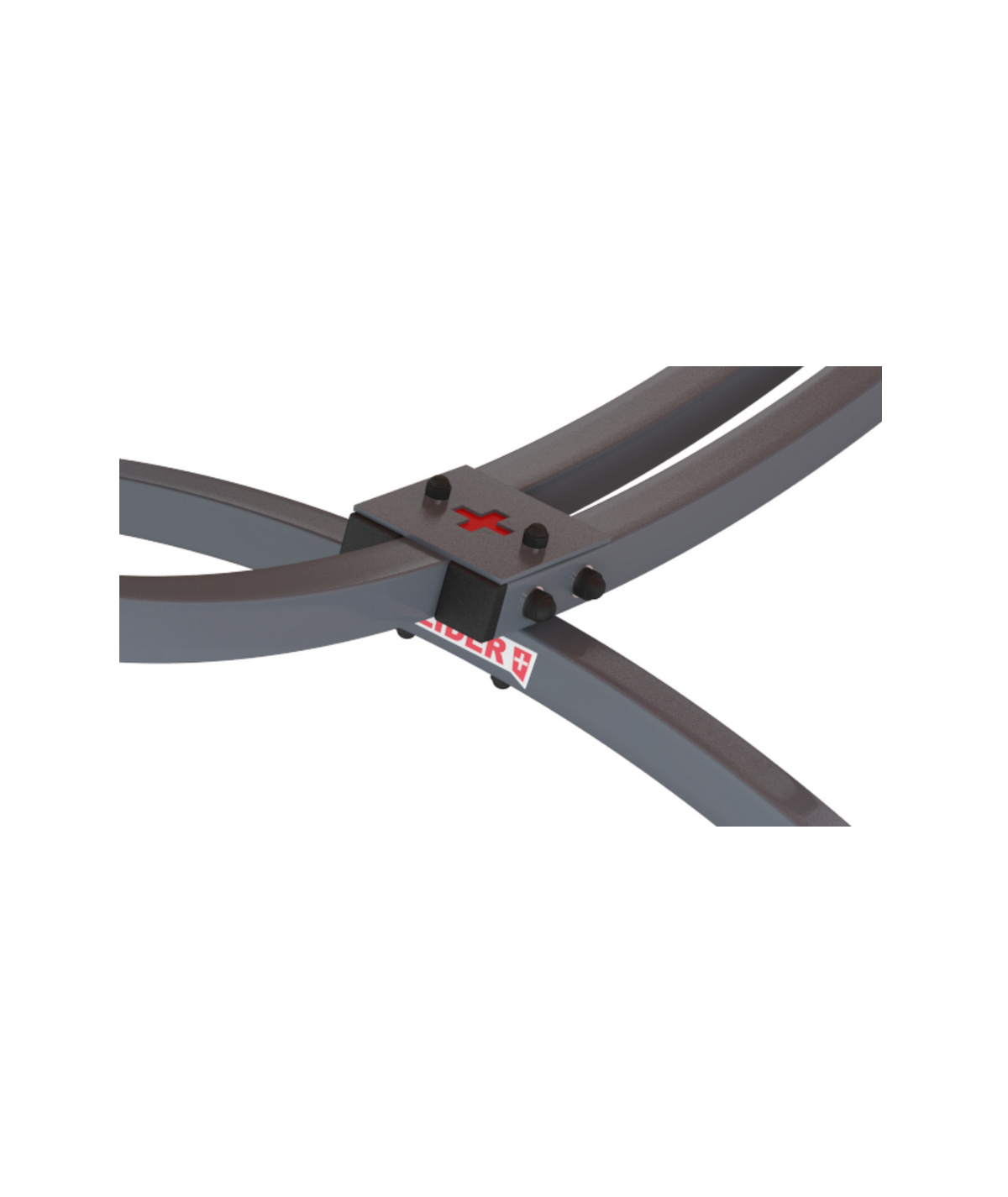 Hangmat standaard + rood hangmat - 364 cm - tot 300 kg