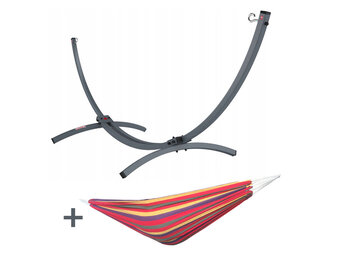 Hangmat standaard + rood hangmat - 364 cm - tot 300 kg