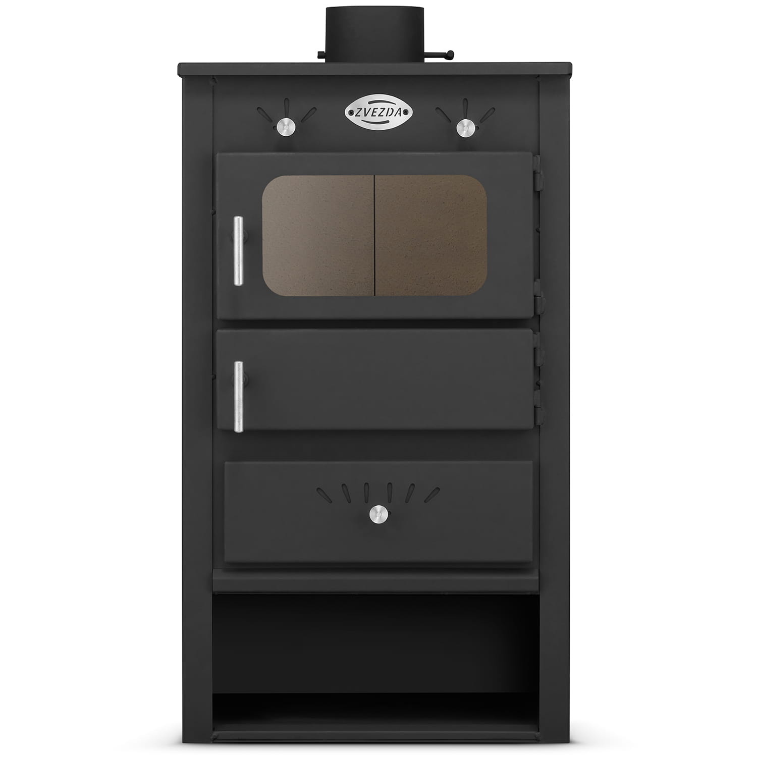 Houtkachel - met openhaard - 7kW