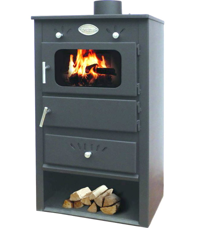 Houtkachel - met openhaard - 7kW