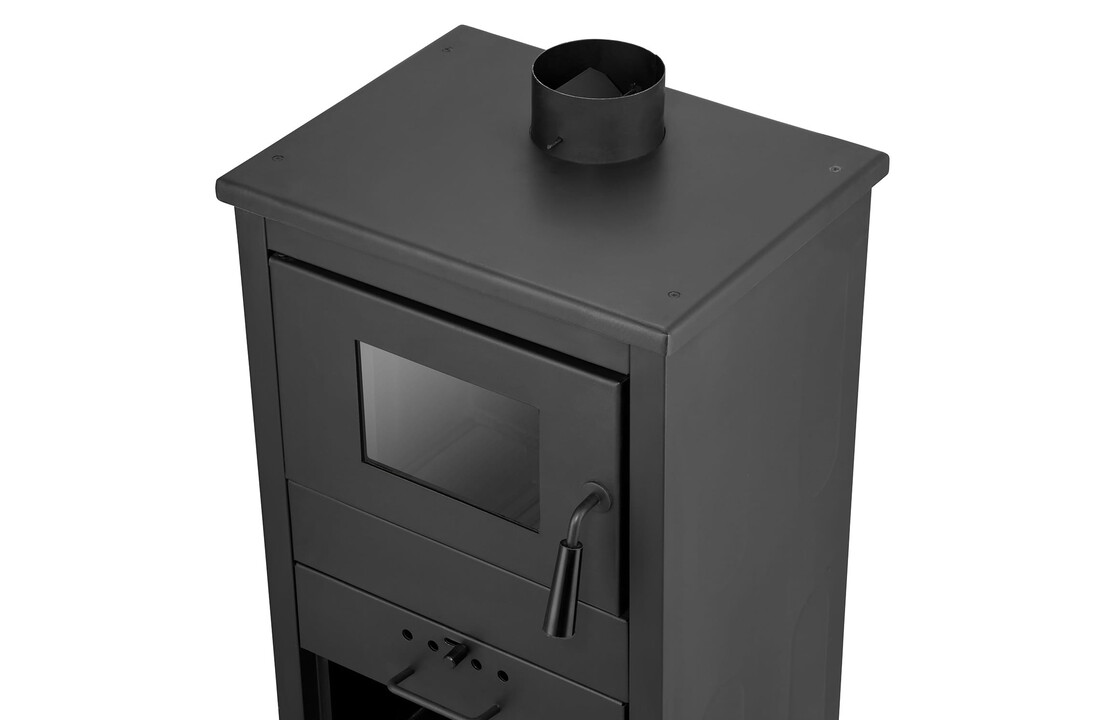 Vrijstaande houtkachel - met CV aansluiting - 10 kW