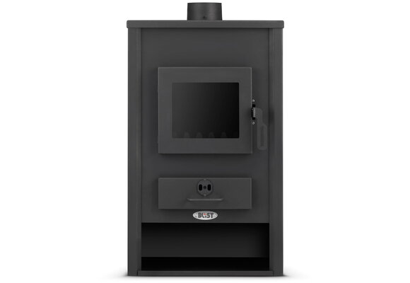 CV houtkachel met watermantel - 15kW - antraciet