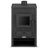 CV houtkachel met watermantel - 15kW - antraciet