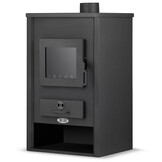 CV houtkachel met watermantel - 15kW - antraciet