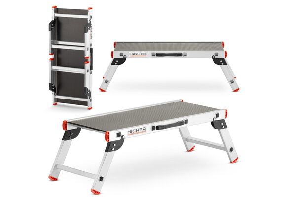 Werkplatform - 2,35 m werkhoogte - 150 kg max.