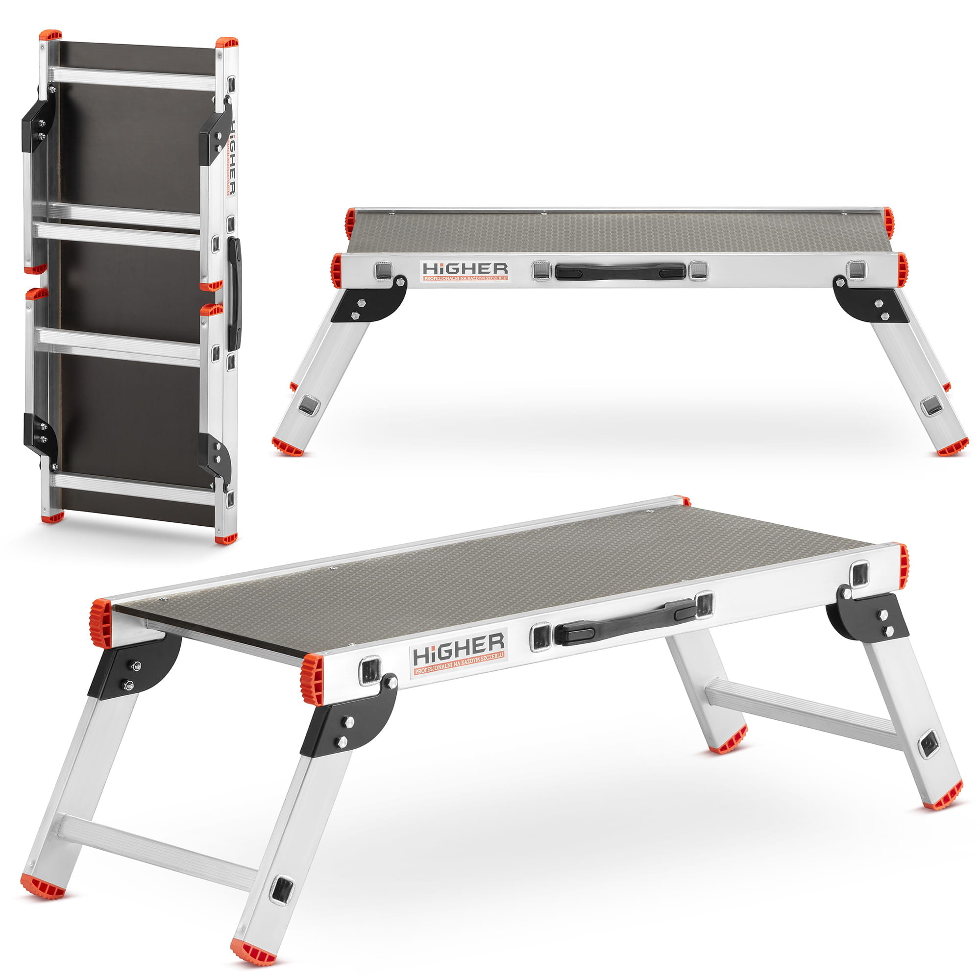 Werkplatform - 2,35 m werkhoogte - 150 kg max.