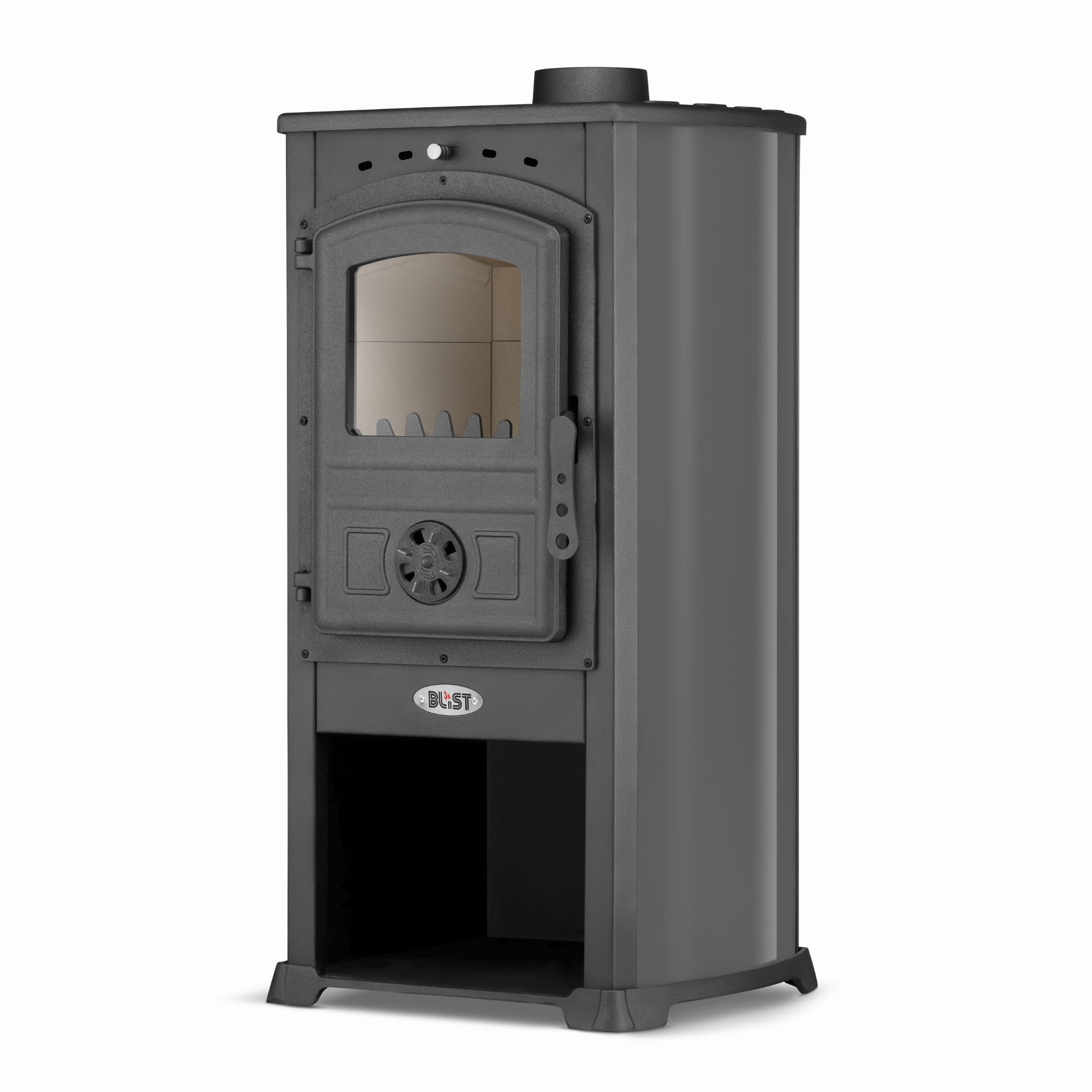 Houtkachel Modena - met gietijzeren verwarmingsplaat – 7,3 kW