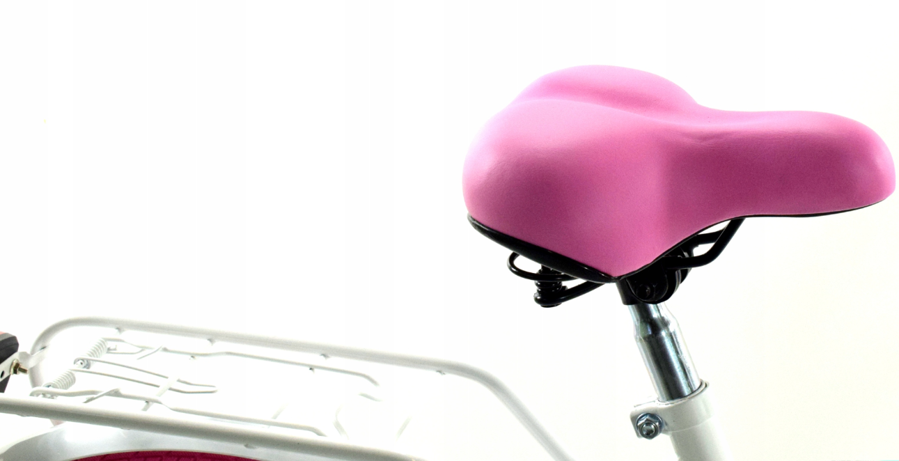 Meisjesfiets - 24 inch - zeer robuust - roze wit