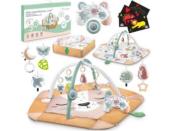 Speelkleed baby - babygym  - speelmat - 98x78 cm - dinosaurus