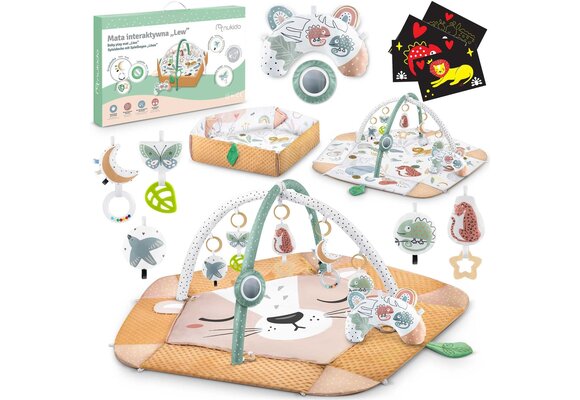 Speelkleed baby - babygym - speelmat - 98x78 cm - dinosaurus