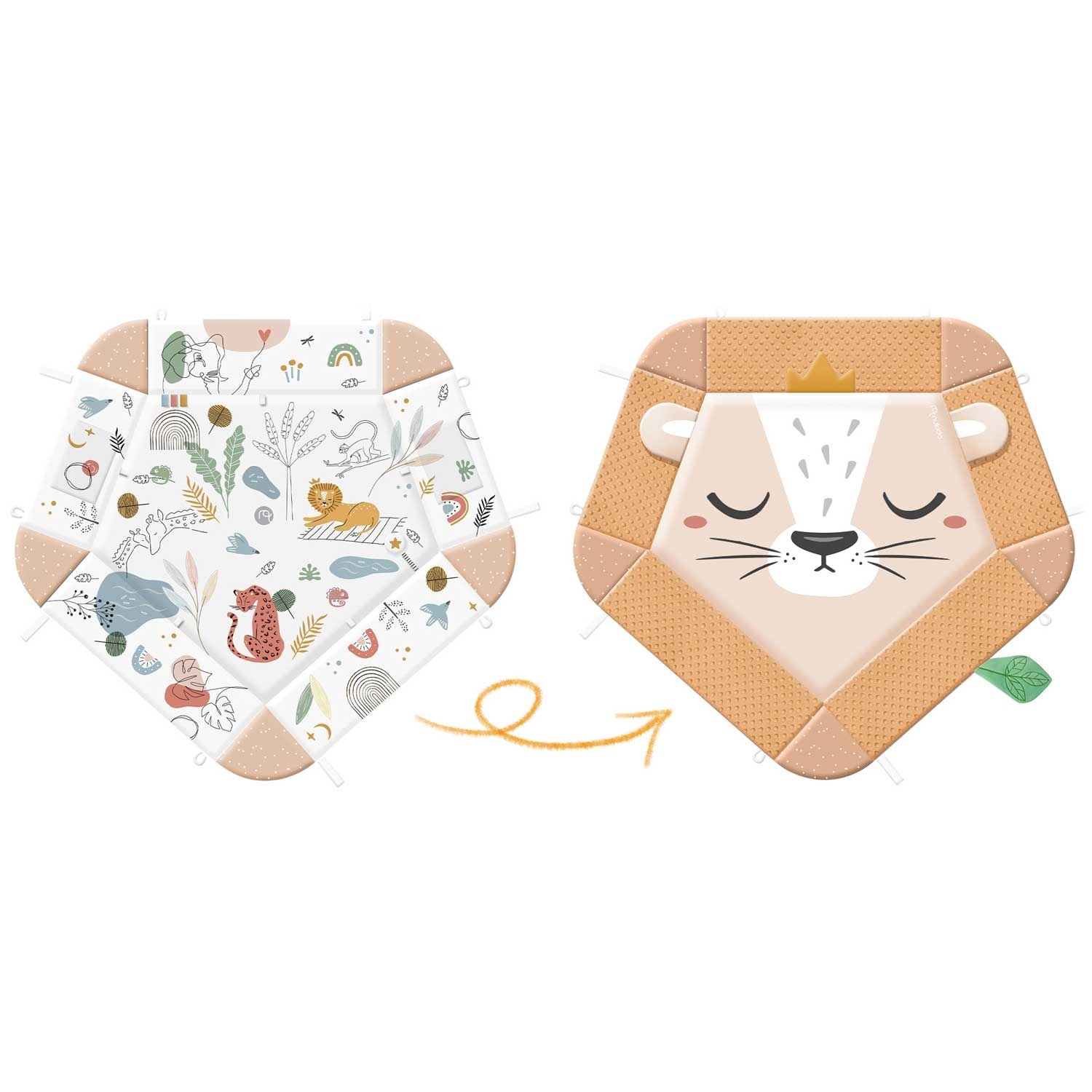 Speelkleed baby - babygym  - speelmat - 98x78 cm - dinosaurus